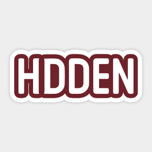 Hidden Sticker